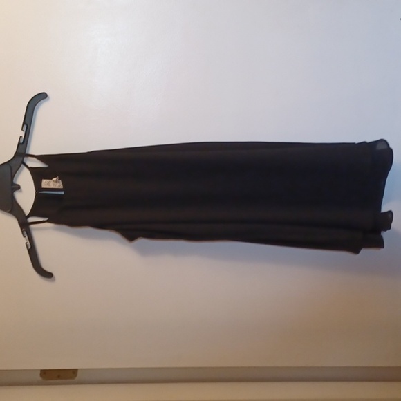 PINK ROSE, BLACK SCUBA HALTER DRESS, SIZE MEDIUM. NWOT. - Picture 1 of 5